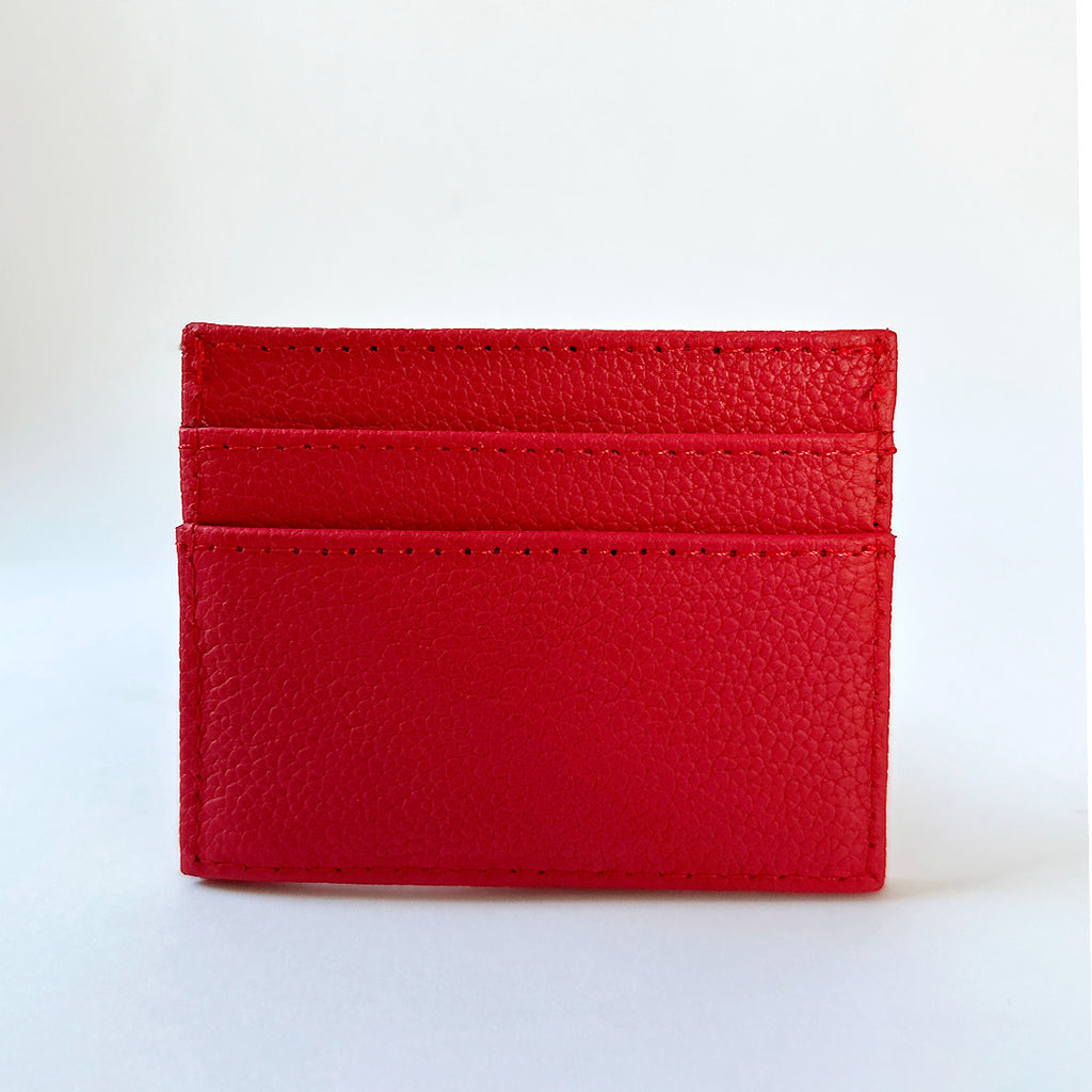 Tarjetero rojo Amore