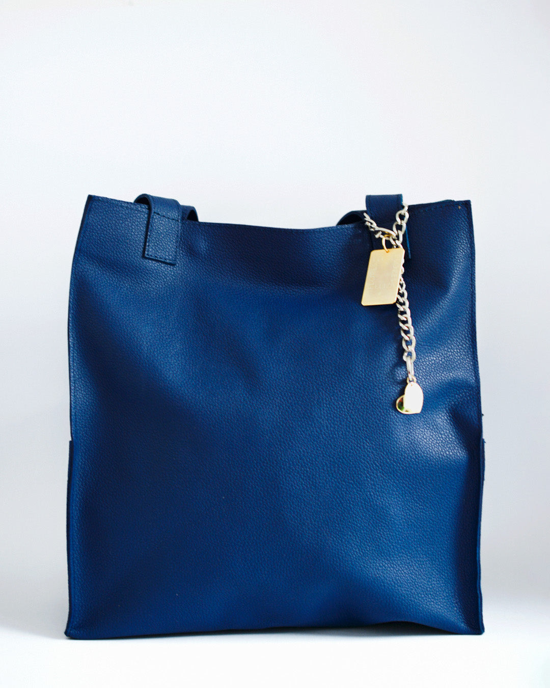 Emma Corazón Tumbaga Azul Cobalto